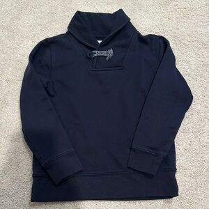 Boys JCrew navy sweatshirt-size small (6/7)